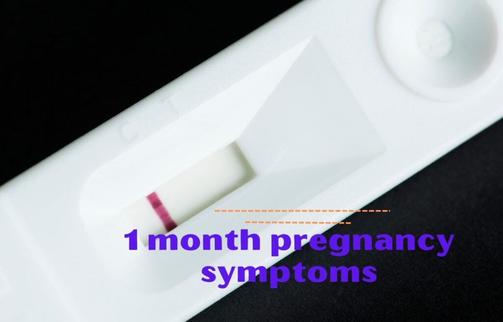 1 month pregnancy symptoms in hindi